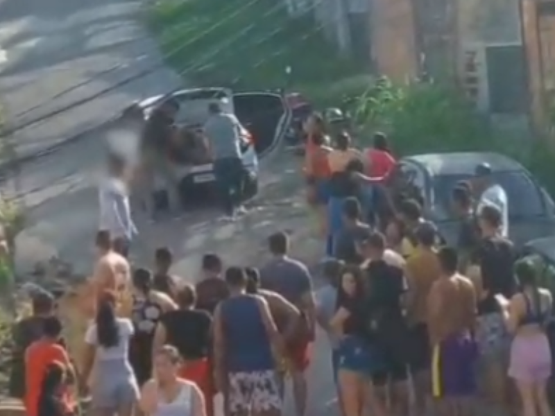 Homem Baleado - divulgação