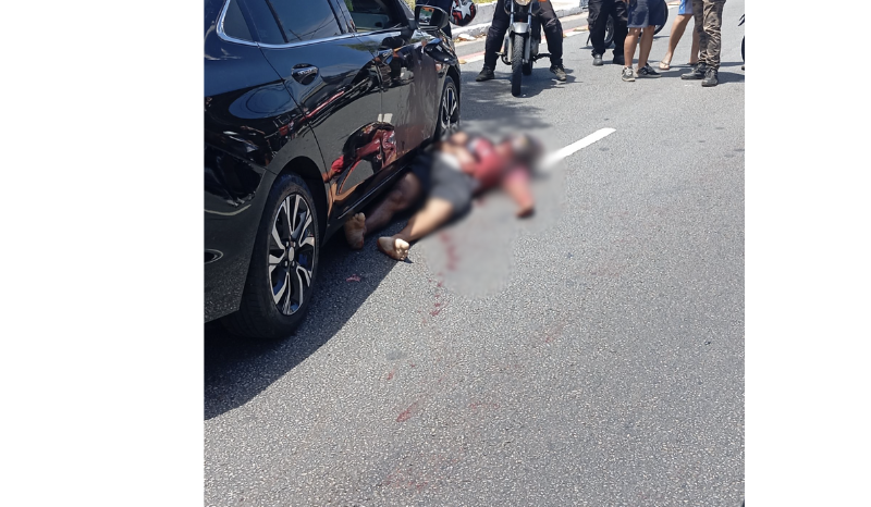 Motociclista Degolado - Divulgação
