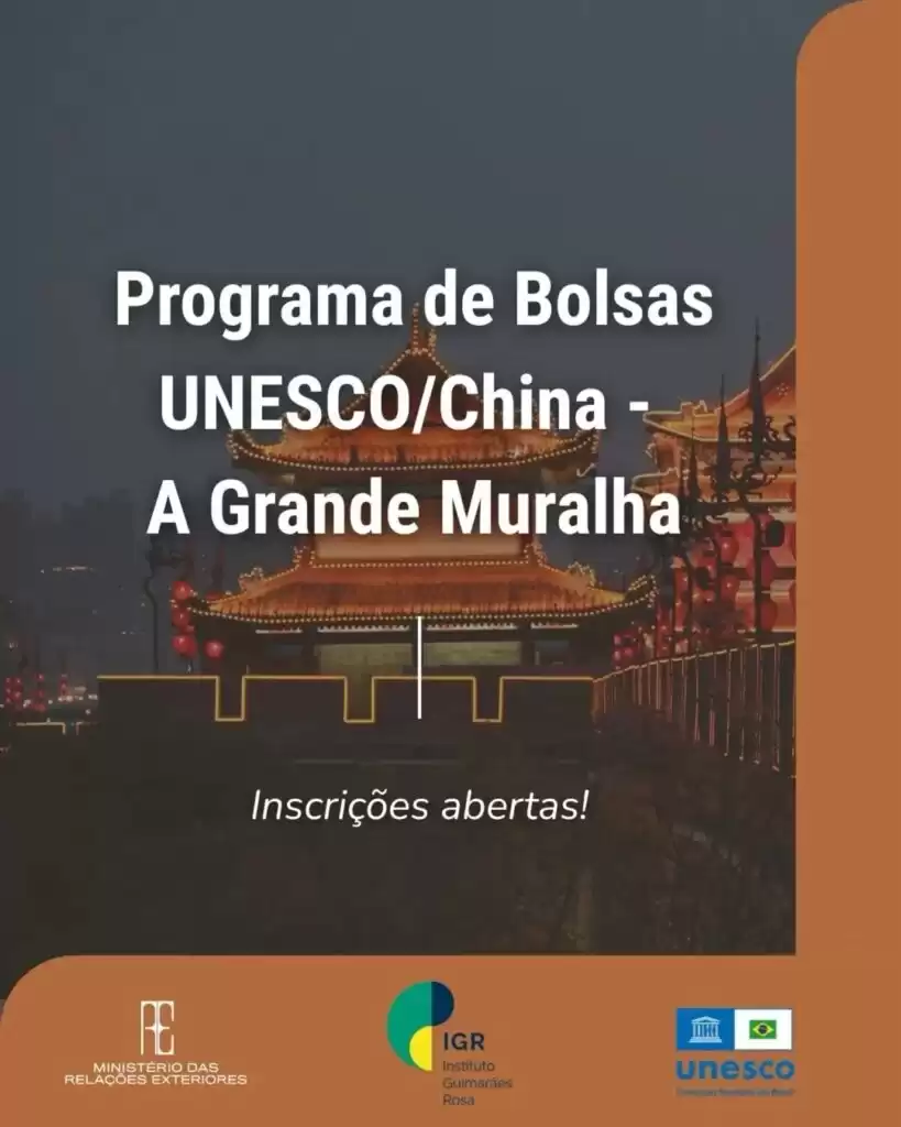 Oportunidade De Bolsa De Estudo Na China O Programa De Bolsas A Grande Muralha Unesco China
