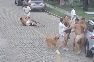 Briga Em Condominio - Reprodução: Vídeo